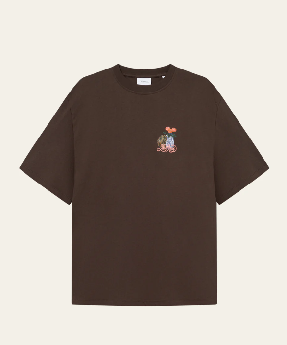 Camiseta Cole Table ajuste holgado marrón pizarra